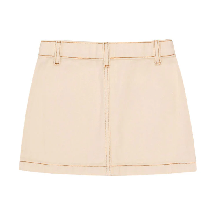 Tiny Cottons Light Cream Stars Skirt - Image 2