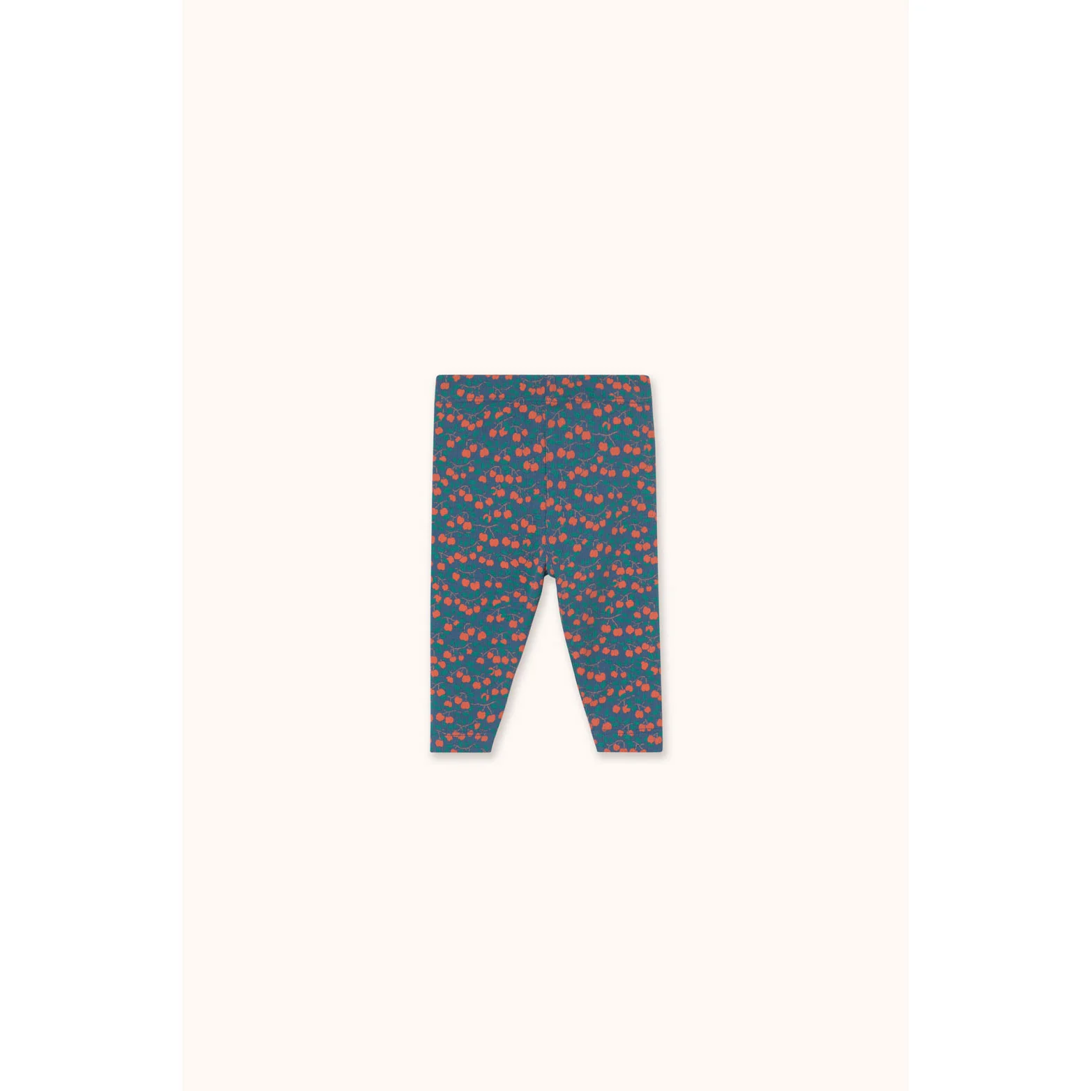 Tiny Cottons Light Navy Mini Apples Rib Baby Pant
