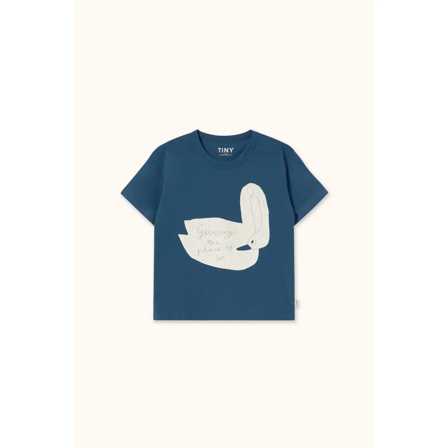 Tiny Cottons Light Navy Swan Graphic Tee