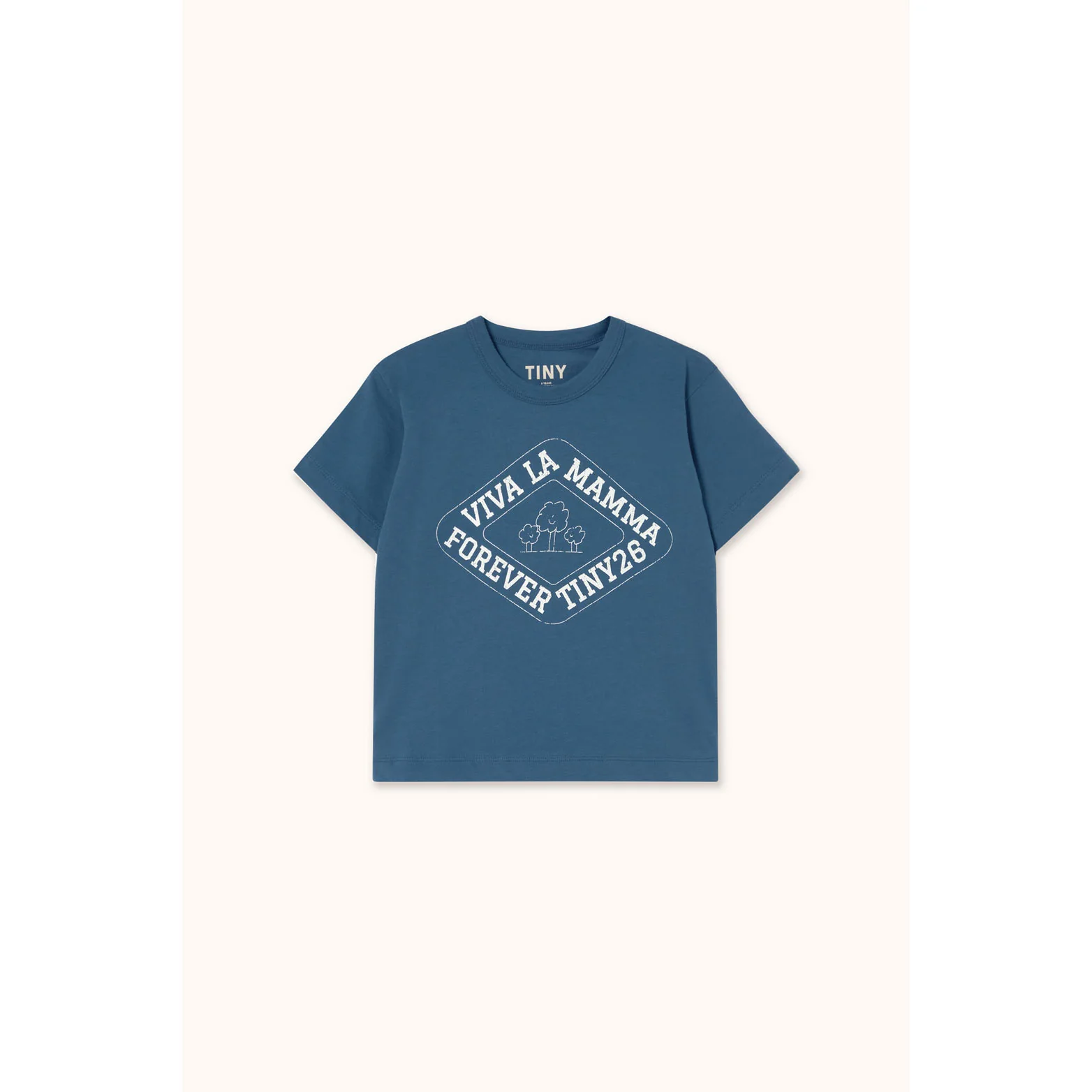 Tiny Cottons Light Navy Viva La Mamma Graphic Tee