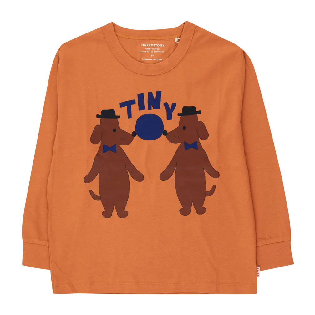 Tiny Cottons Light Rust Tiny Dogs Tee