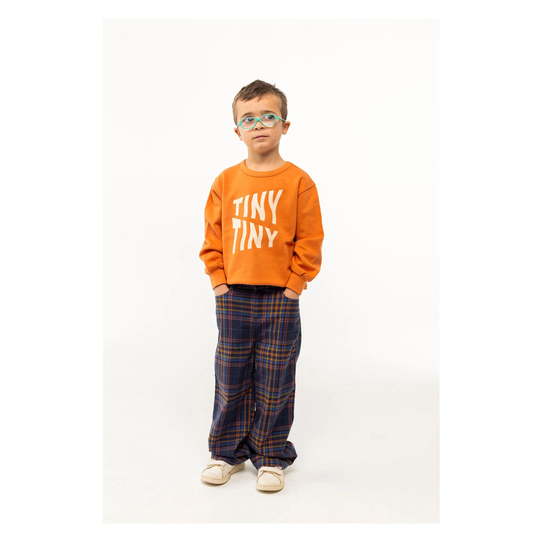 Tiny Cottons Light Rust Tiny Waves Sweatshirt - Image 3