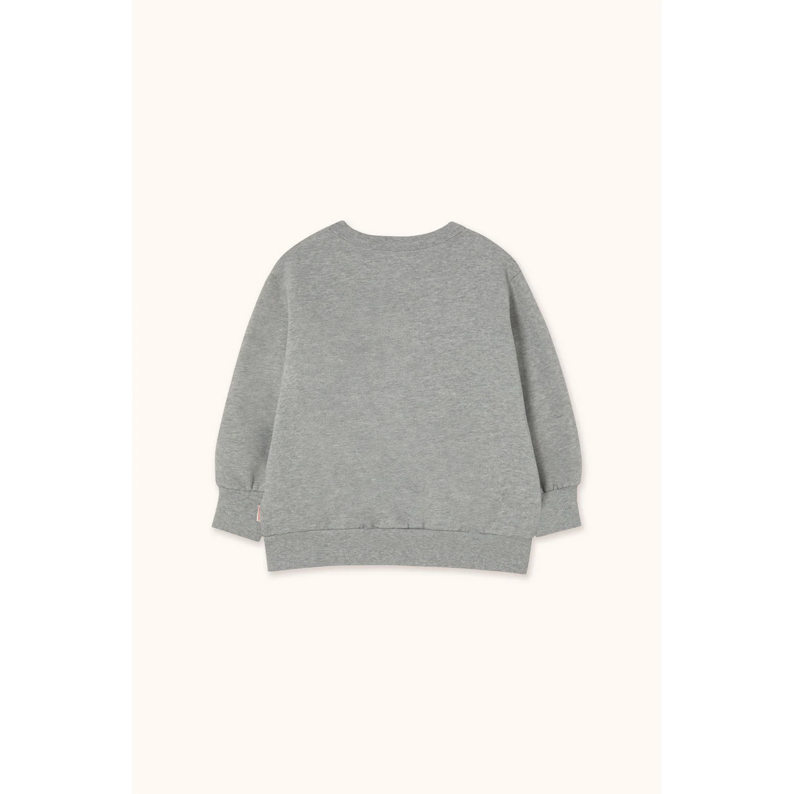 Tiny Cottons Medium Grey Heather Flower Graphic Sweatshirt - Image 3