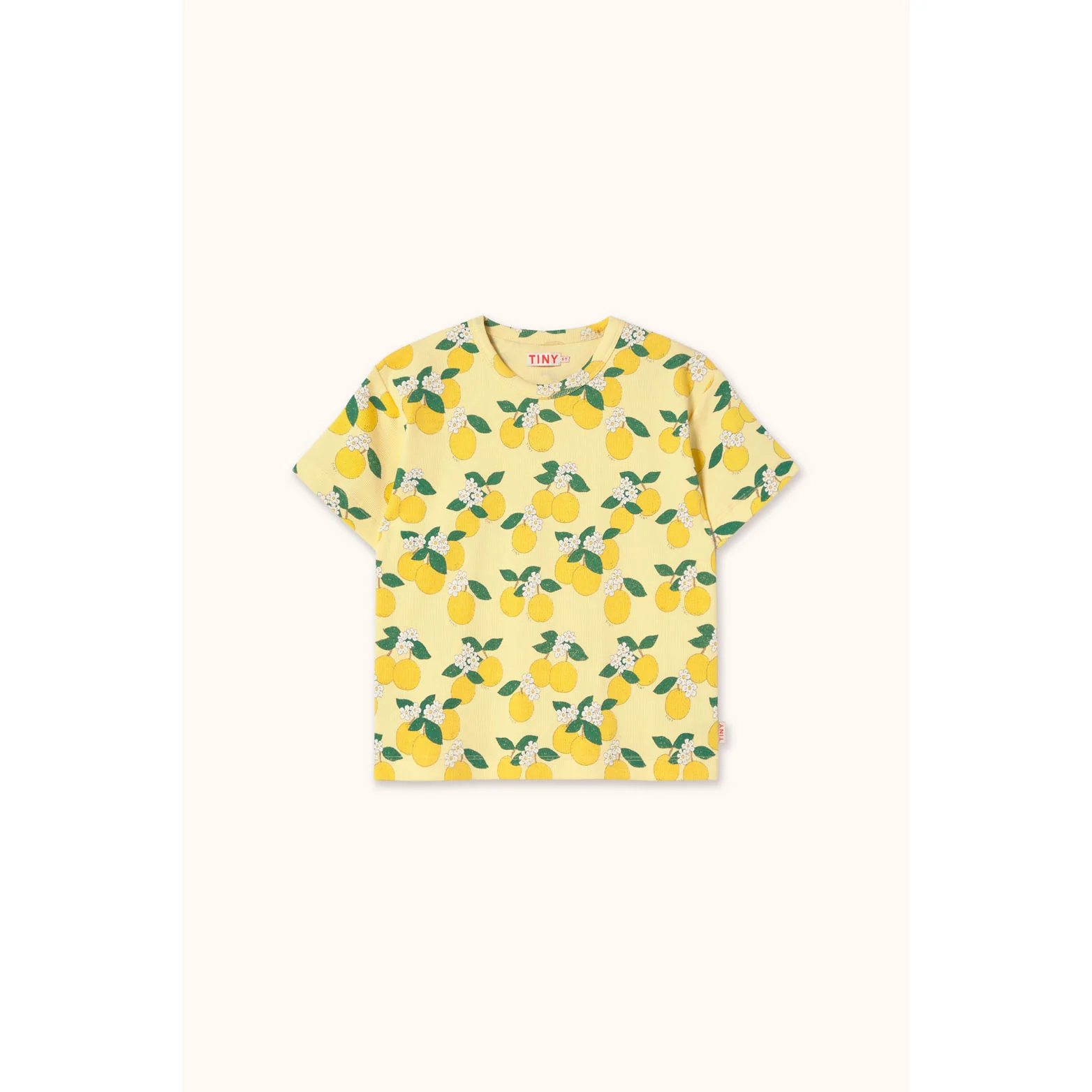 Tiny Cottons Mellow Yellow Oranges Rib Tee