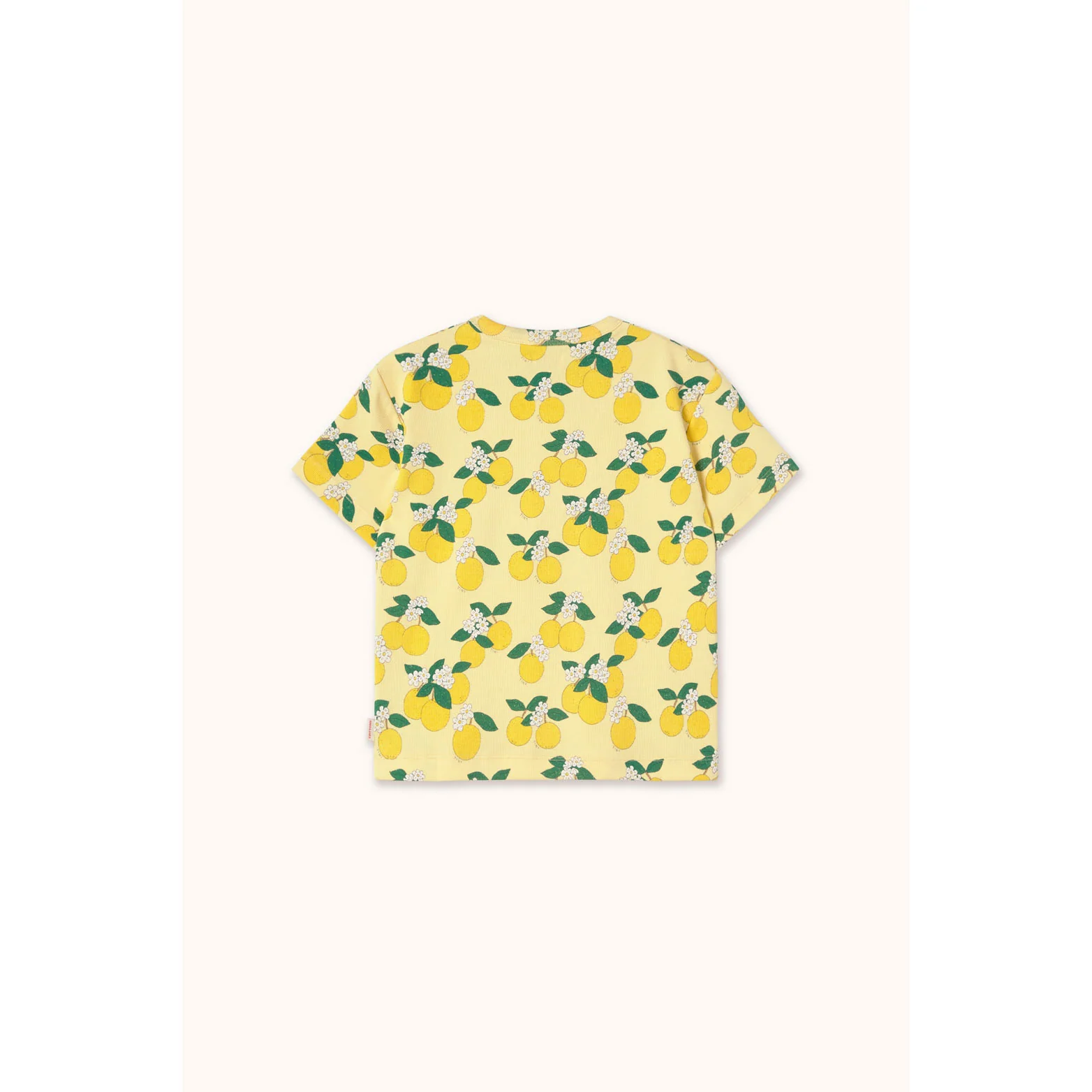 Tiny Cottons Mellow Yellow Oranges Rib Tee - Image 3