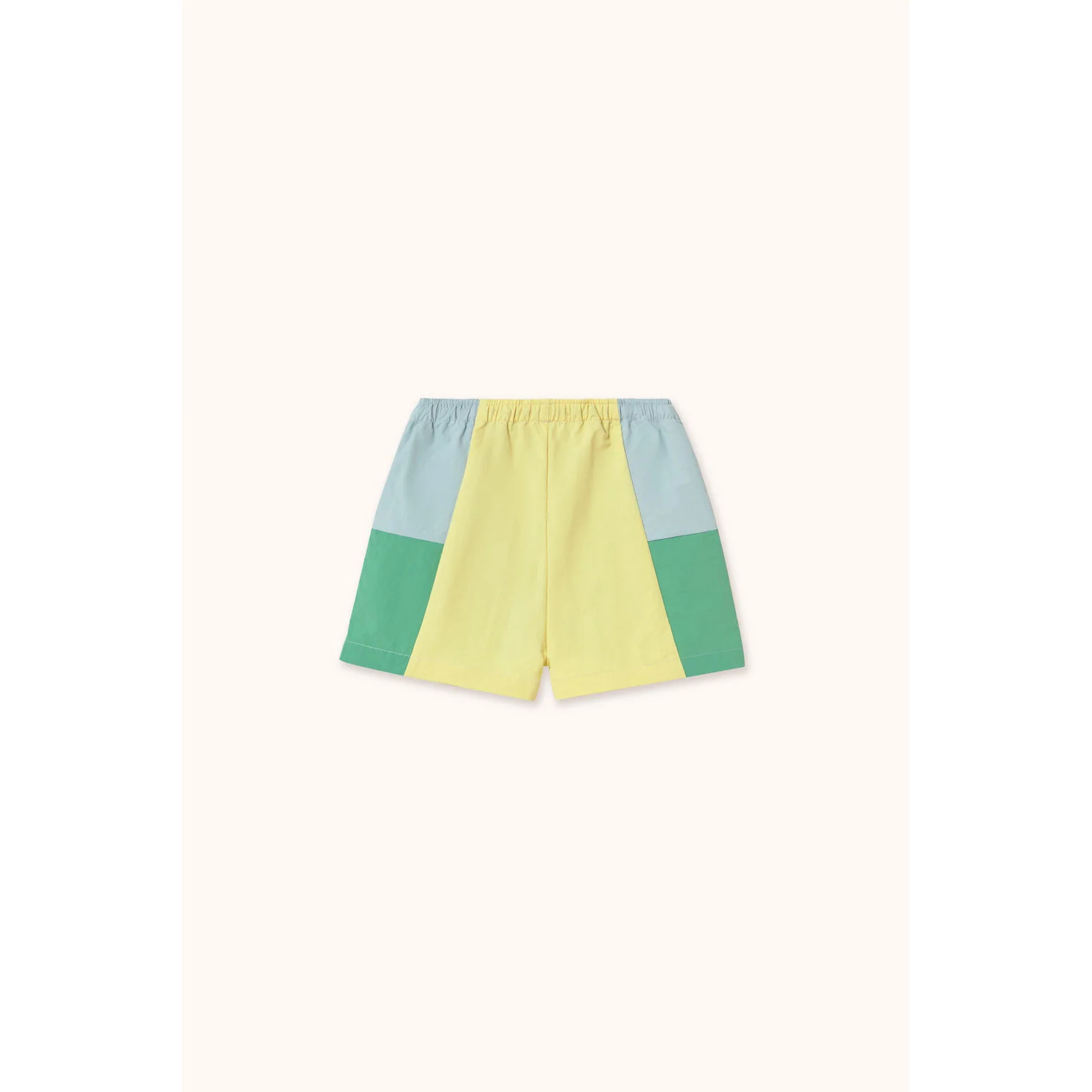 Tiny Cottons Multicolor Color Block Woven Shorts - Image 2