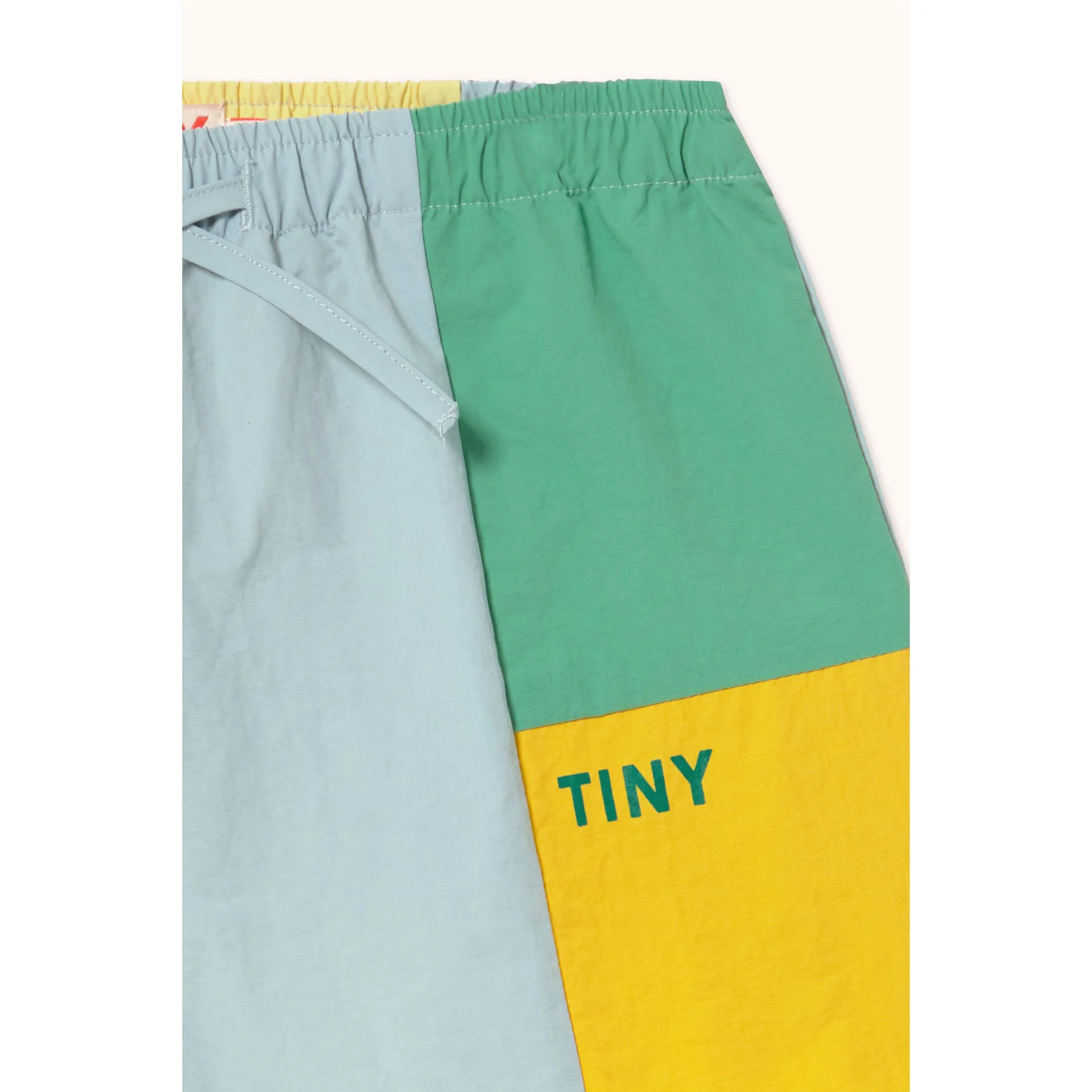 Tiny Cottons Multicolor Color Block Woven Shorts - Image 3