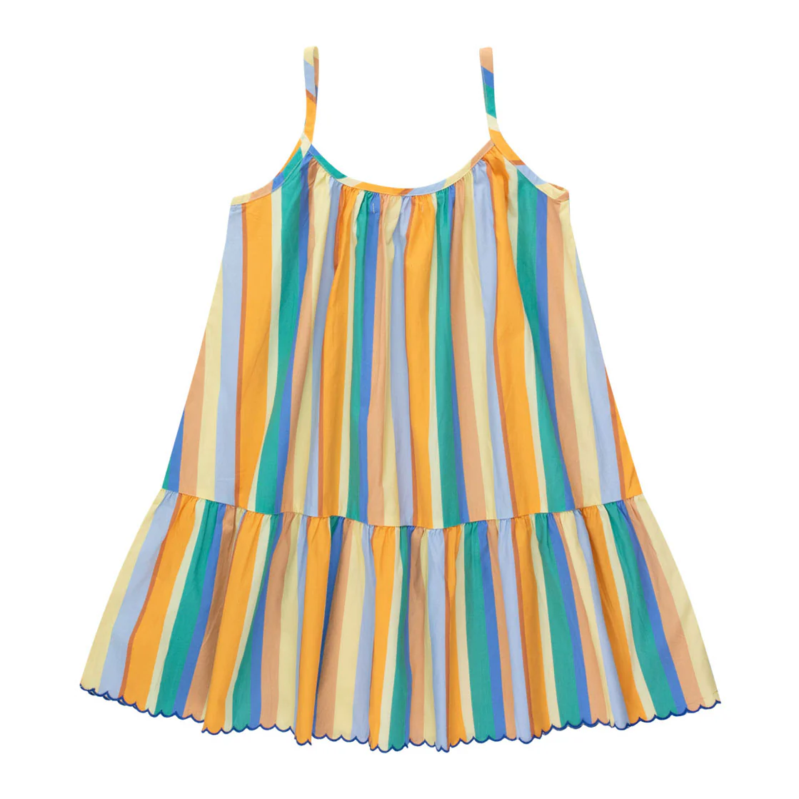 Tiny Cottons Multicolor Stripes Dress - Image 2