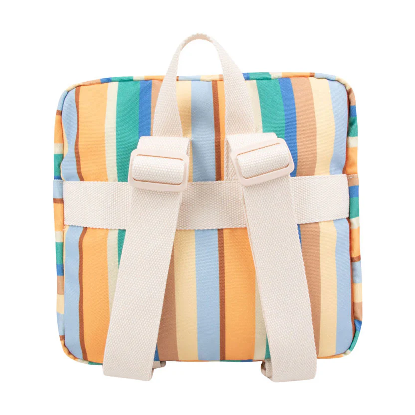 Tiny Cottons Multicolor Stripes Toddler Backpack - Image 2