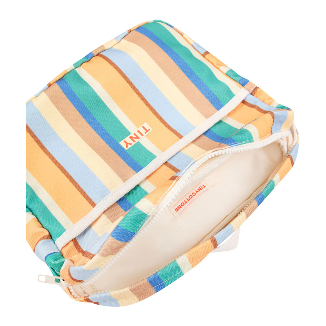 Tiny Cottons Multicolor Stripes Toddler Backpack - Image 4