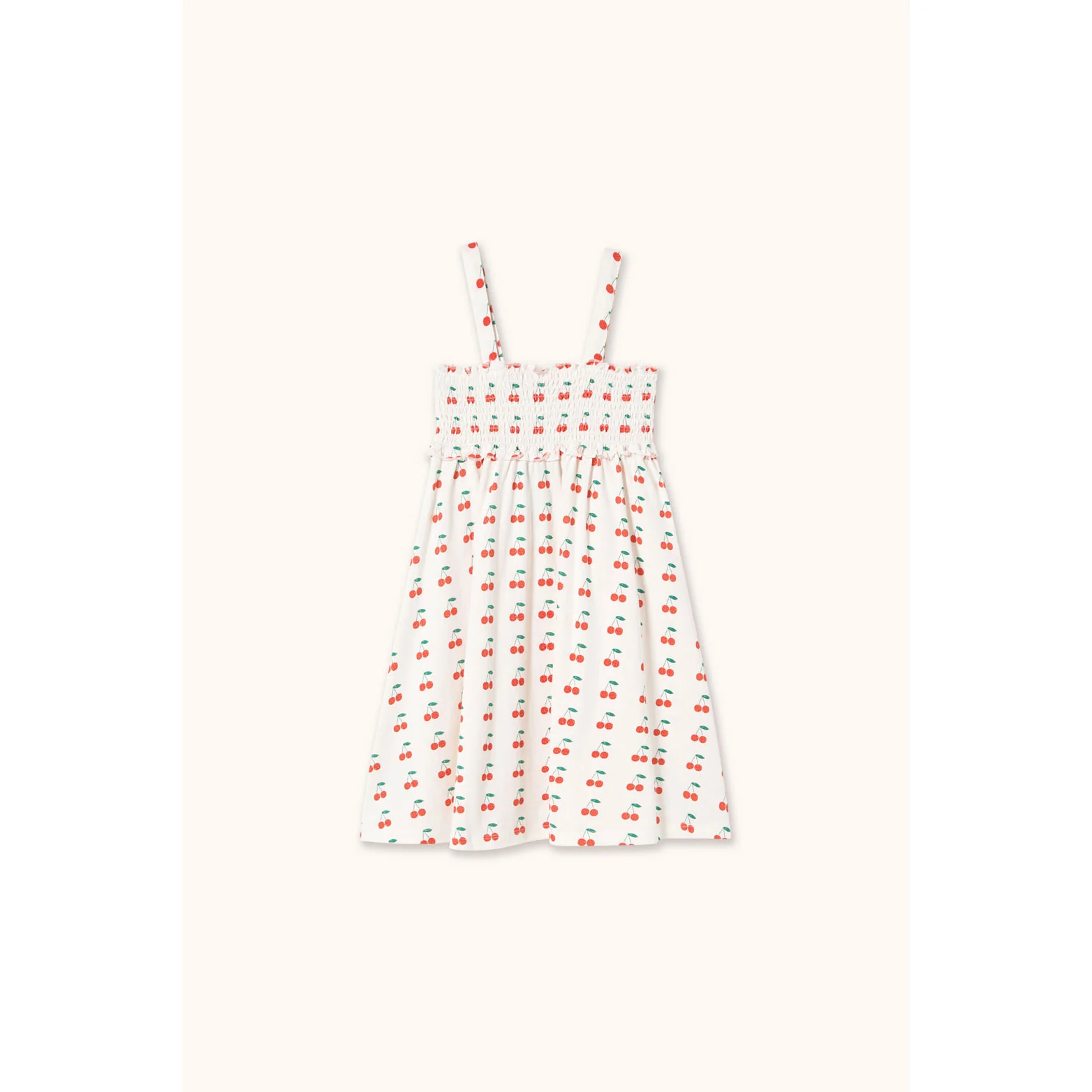 Tiny Cottons Off-White Cherries Dress - Image 2