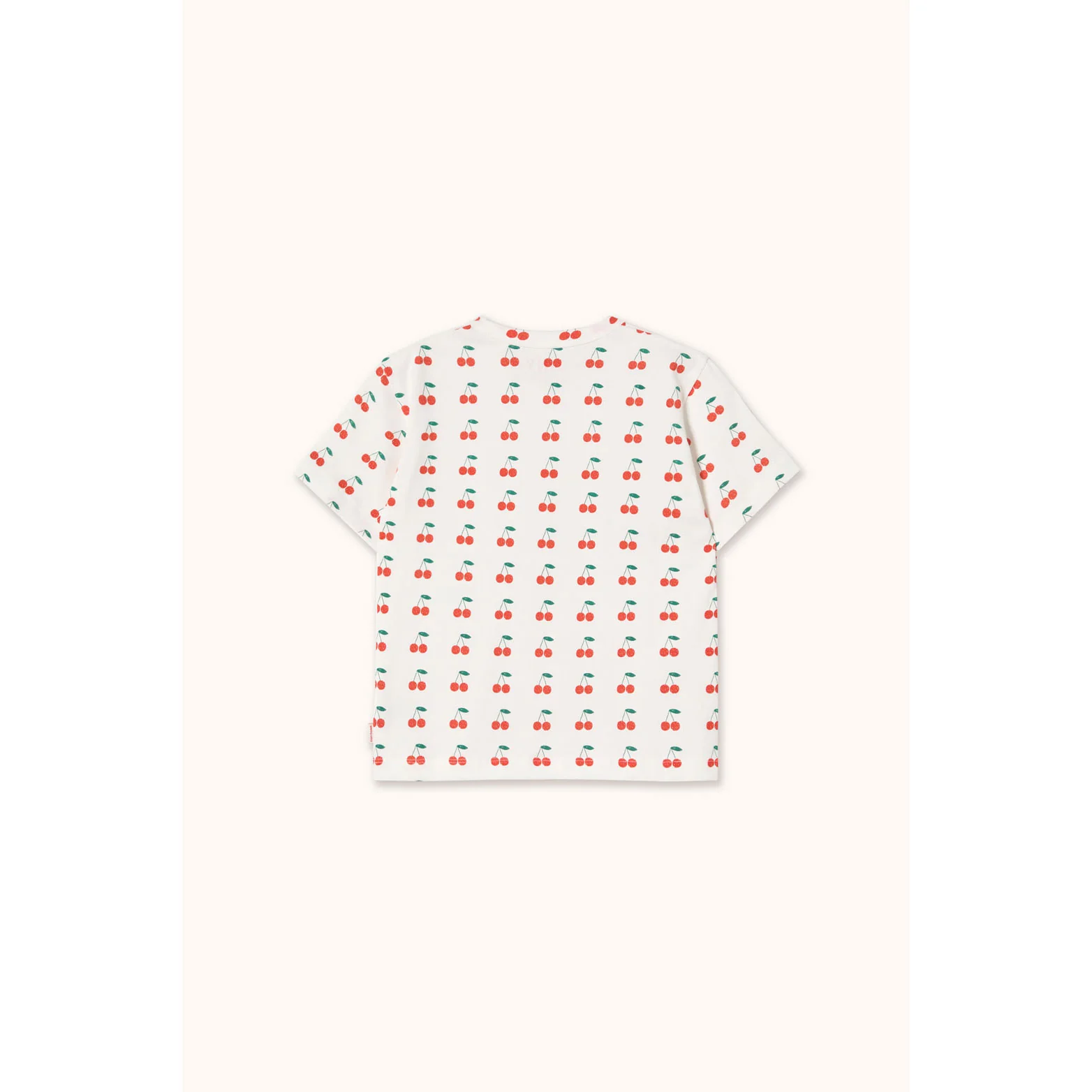 Tiny Cottons Off-White Cherries Knitted Tee - Image 2