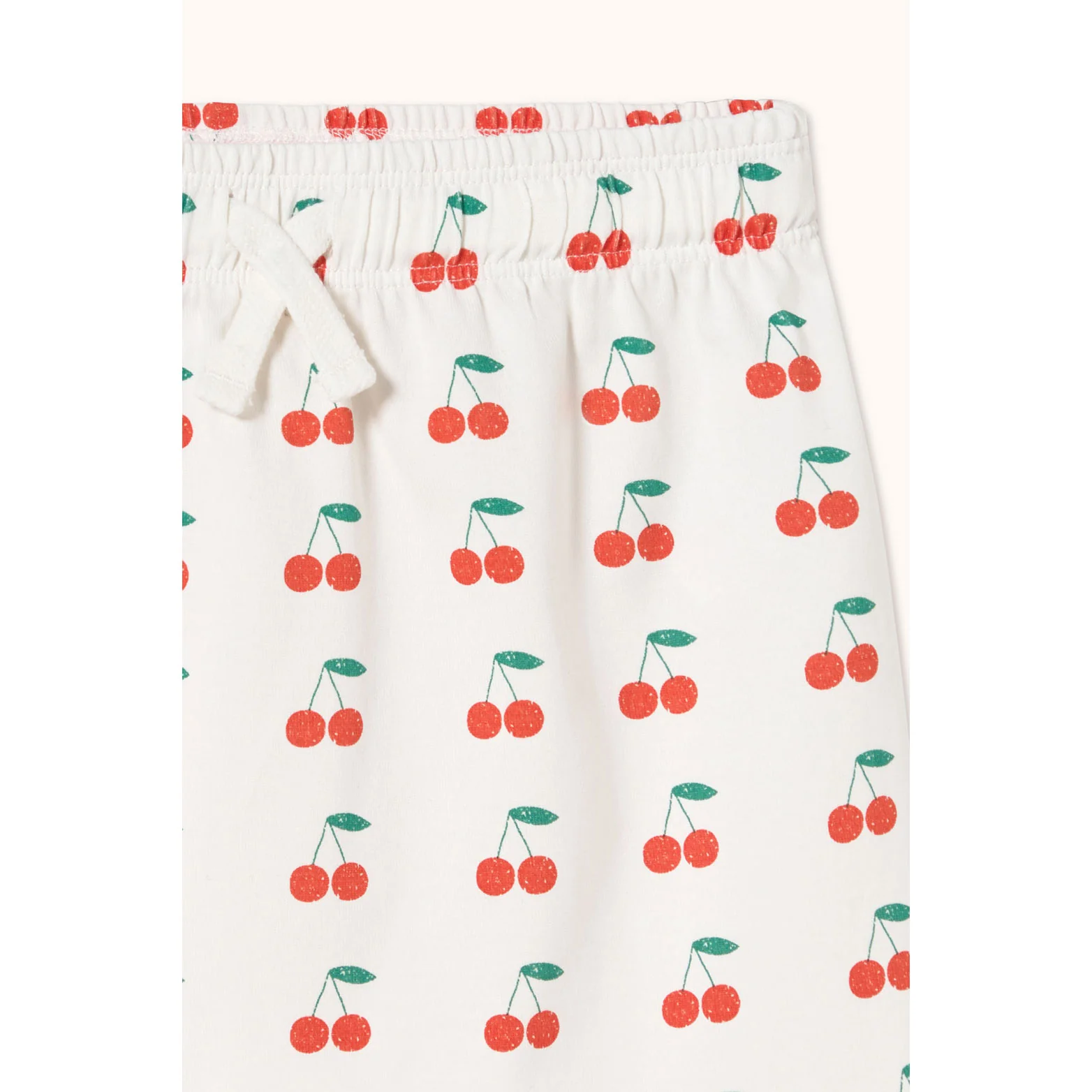 Tiny Cottons Off-White Cherries Skirt - Image 3