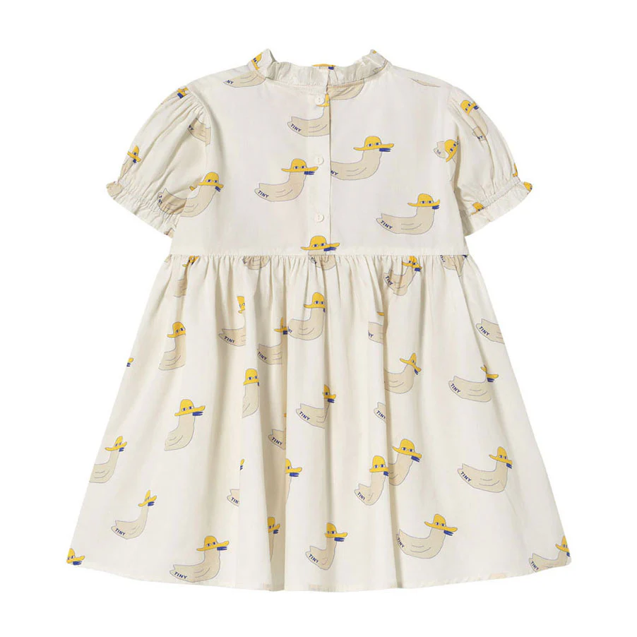Tiny Cottons Off White Duck Dress - Image 2