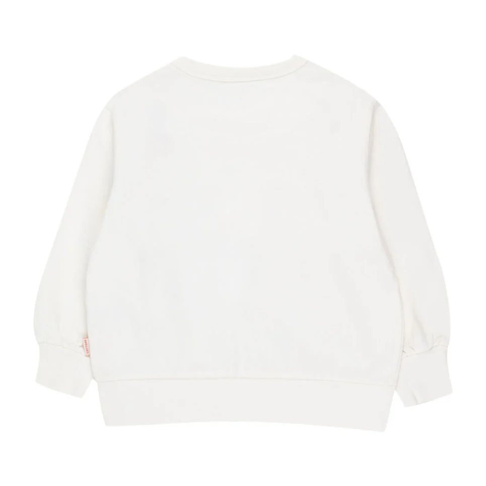 Tiny Cottons Off-White Flamingos Sweatshirt - Image 2