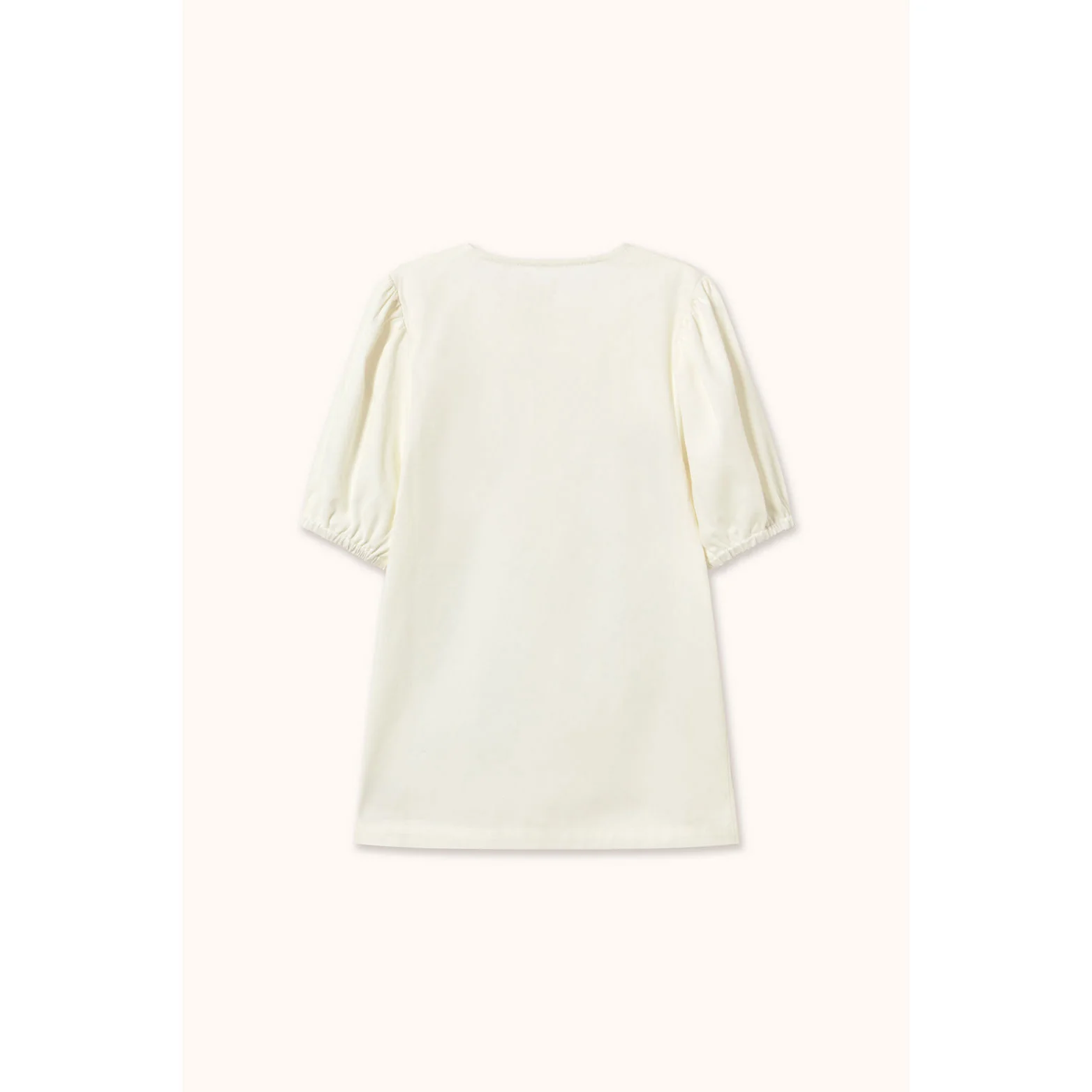 Tiny Cottons Off-White Flower Pattern Dress - Image 3