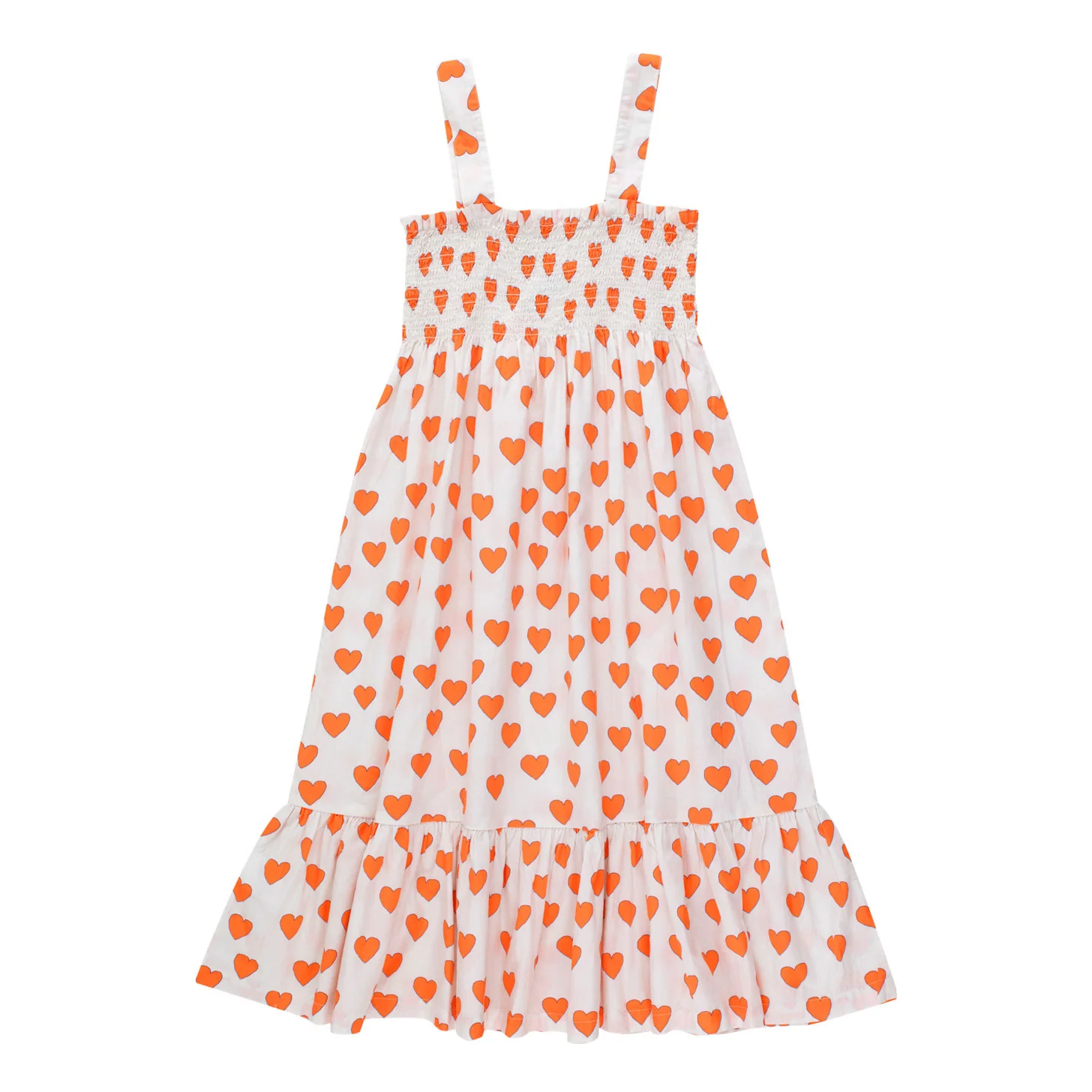 Tiny Cottons Off-White Hearts Dress - Image 2