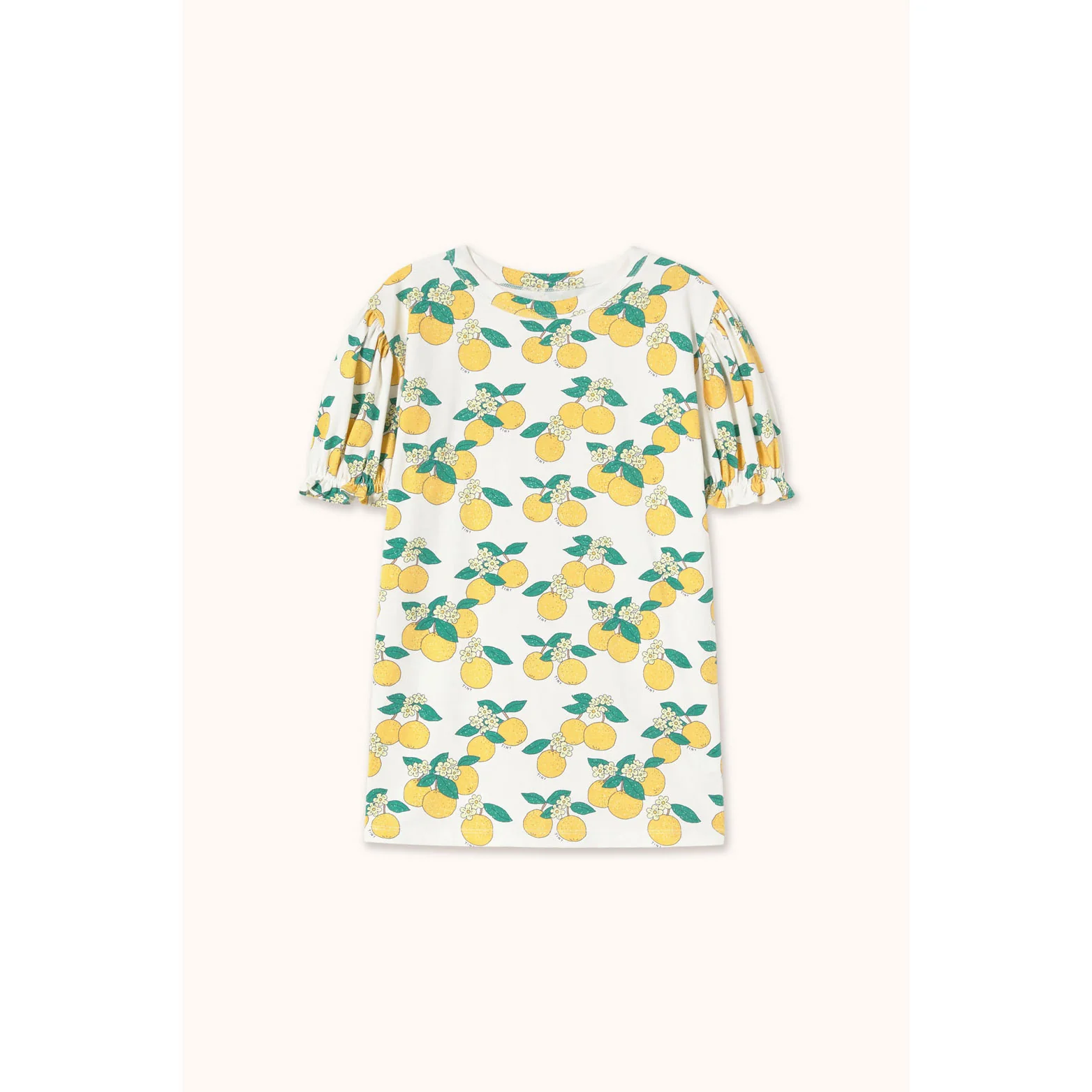 Tiny Cottons Off-White Oranges Dress
