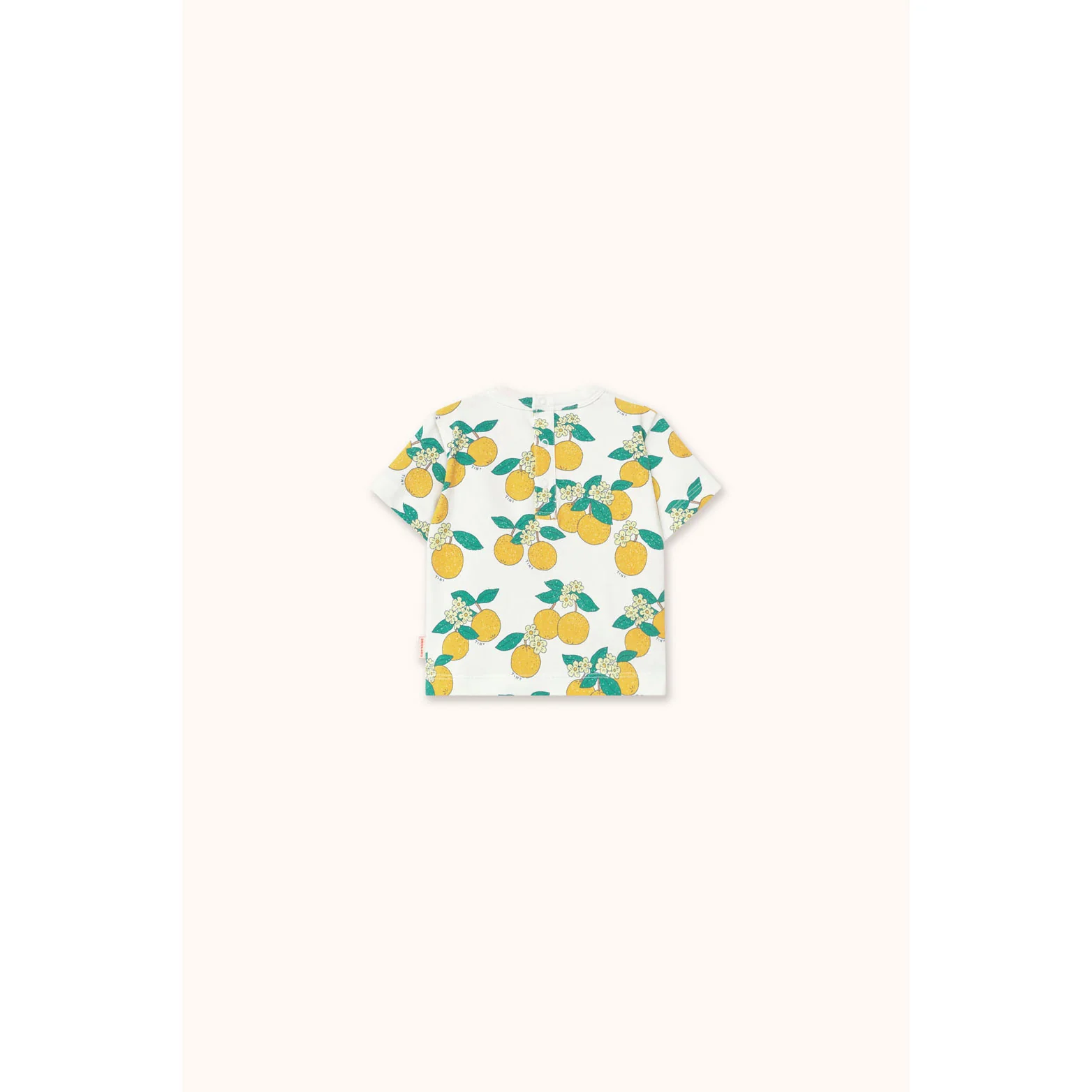 Tiny Cottons Off-White Oranges Knitted Baby Tee - Image 2