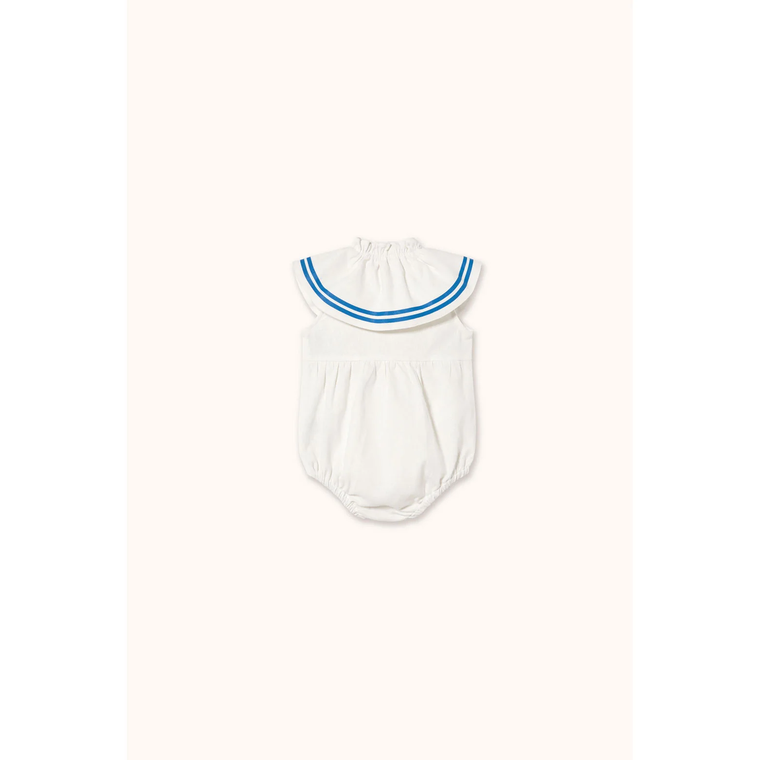 Tiny Cottons Off-White Stripes Bow Bodysuit - Image 2