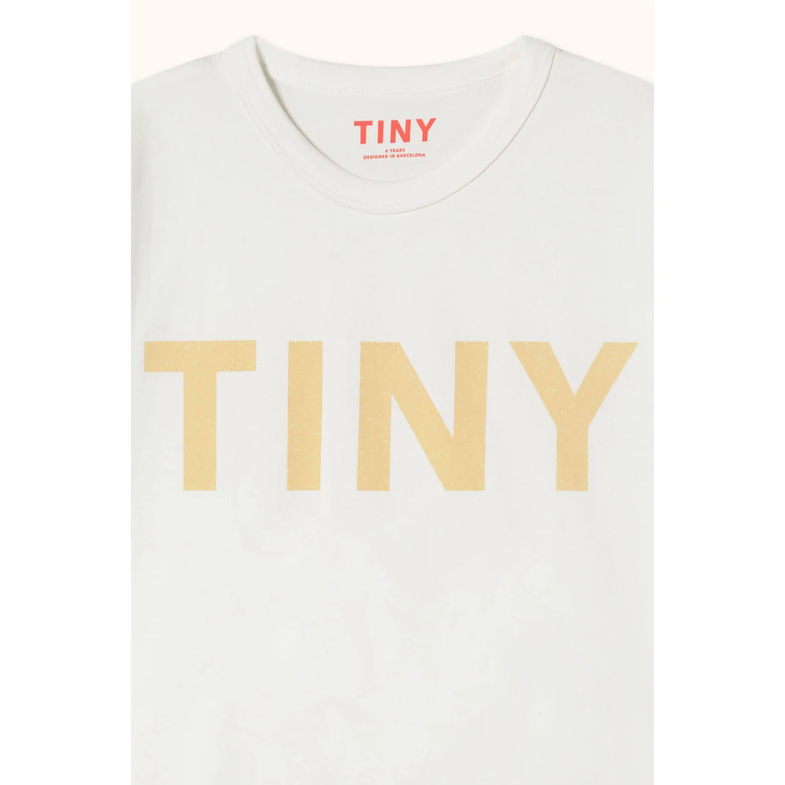 Tiny Cottons Off-White Stripes Logo Tee - Image 4
