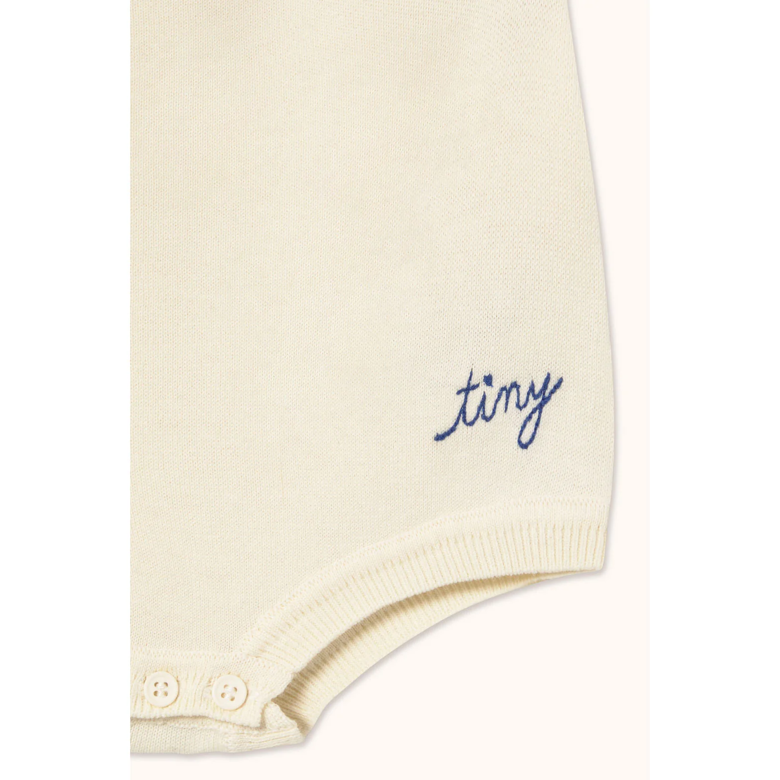 Tiny Cottons Off-White Stripes Straps Bodysuit - Image 3