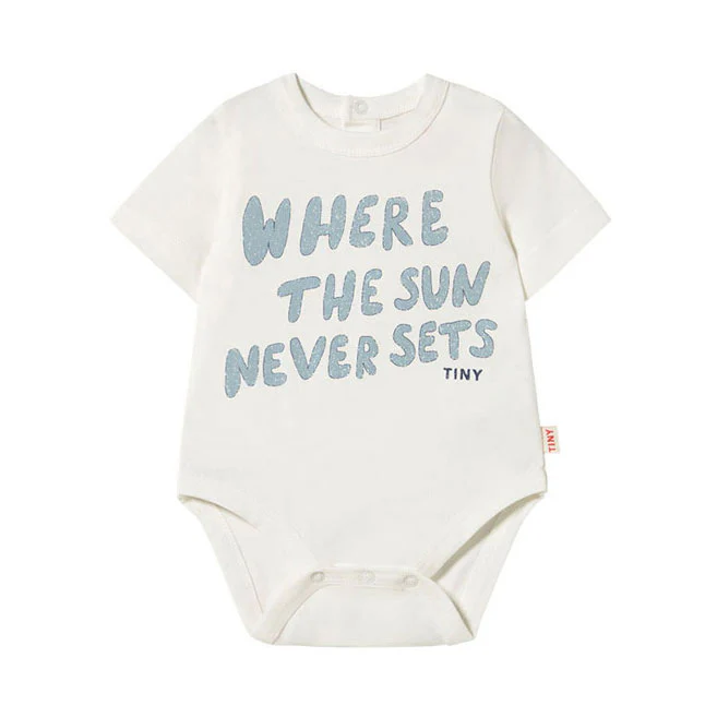 Tiny Cottons Off White Sun Graphic Bodysuit