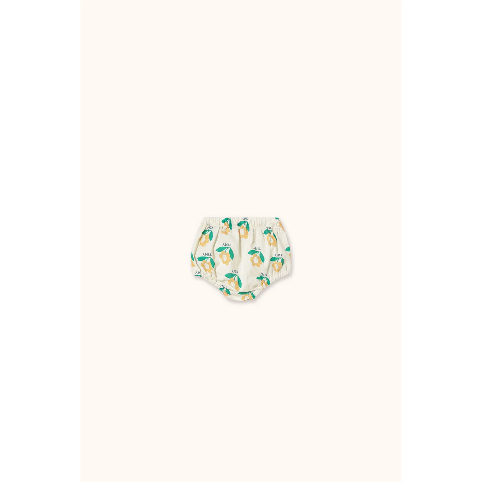 Tiny Cottons Off-White Tiny Flower Linen Bloomer - Image 2