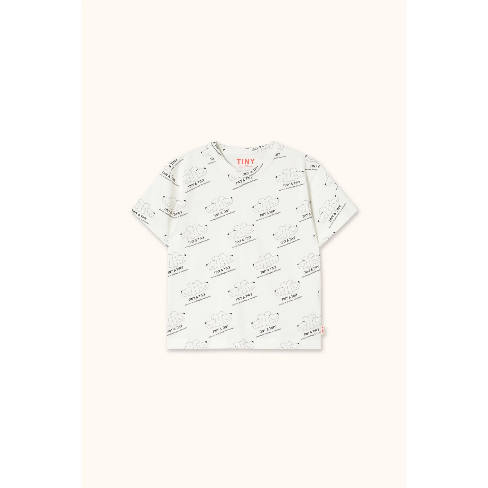 Tiny Cottons Off-White Tiny & Tiny Knitted Tee
