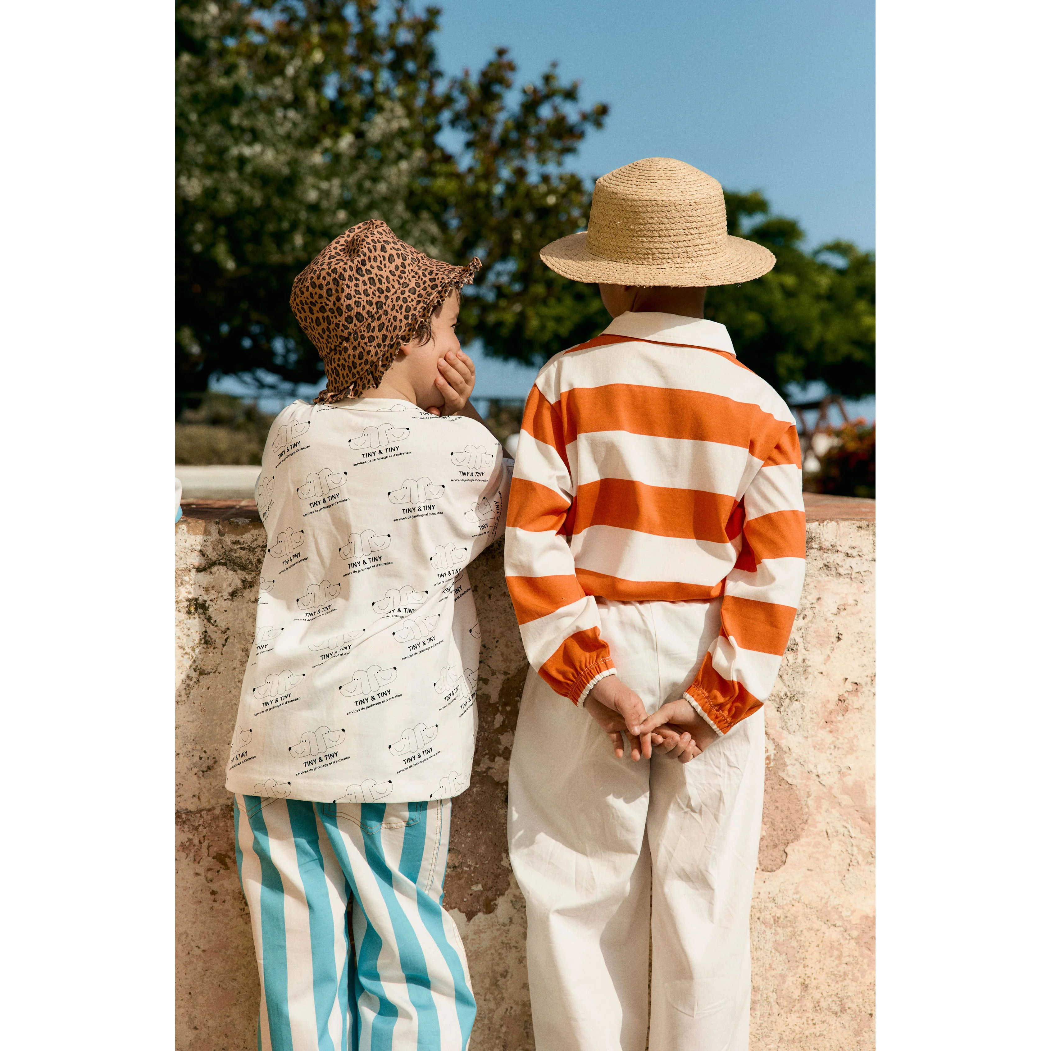 Tiny Cottons Off-White Tiny & Tiny Knitted Tee - Image 3