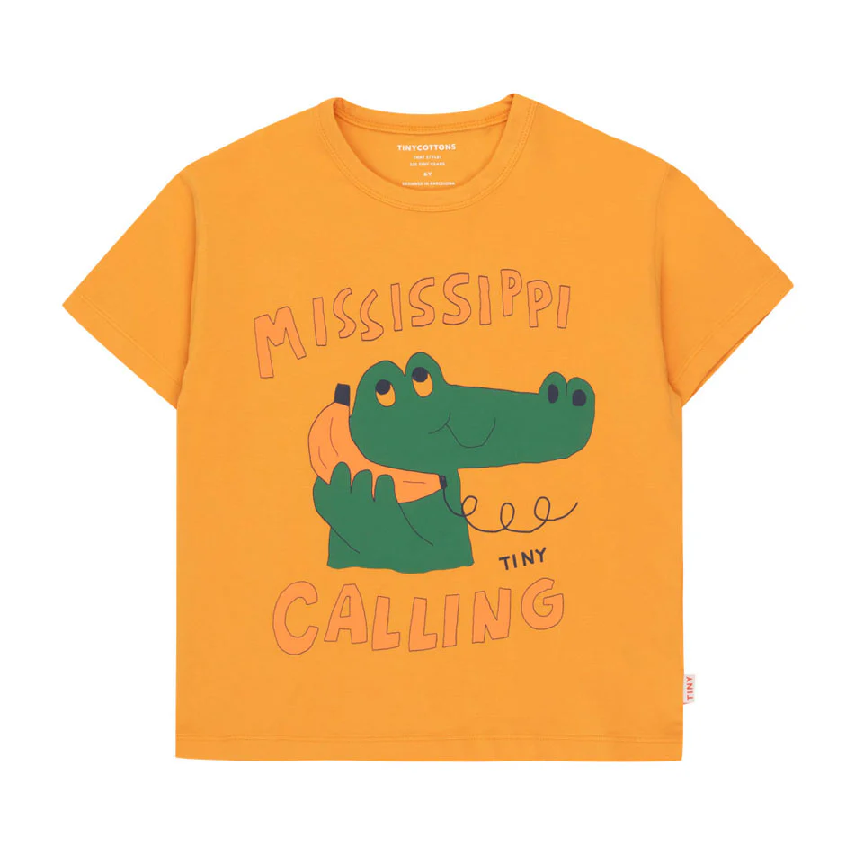 Tiny Cottons Orange Mississippi Tee