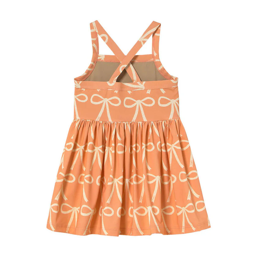 Tiny Cottons Papaya Swim Bow Dress - Image 2