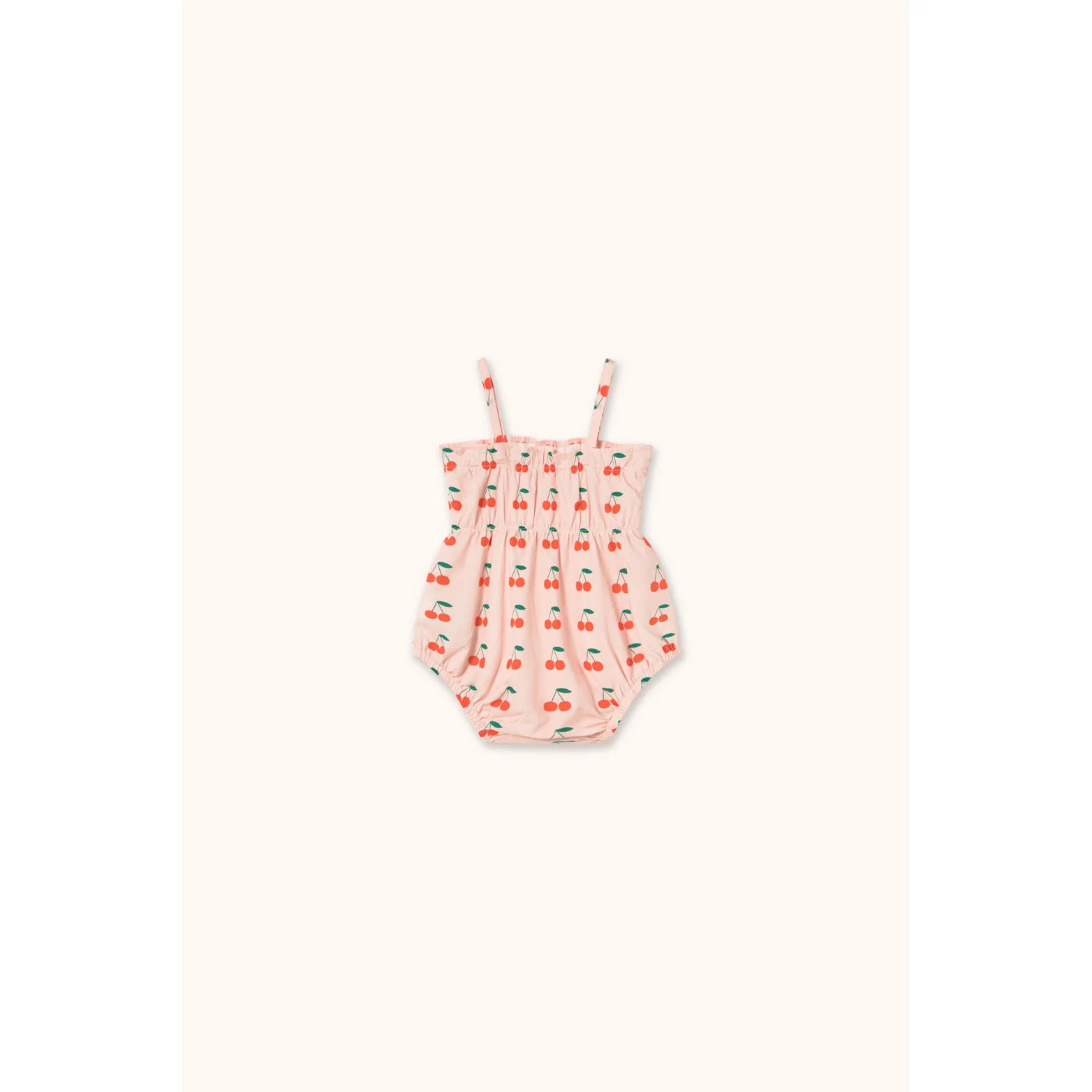 Tiny Cottons Pastel Pink Cherries Bodysuit - Image 2