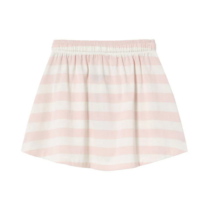 Tiny Cottons Pastel Pink/Off White Stripes Skirt - Image 2