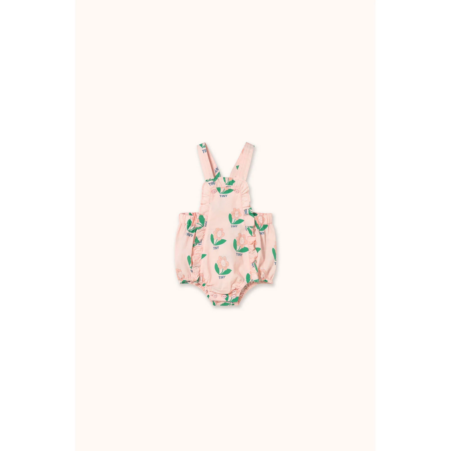 Tiny Cottons Pastel Pink Tiny Flower Baby Bodysuit