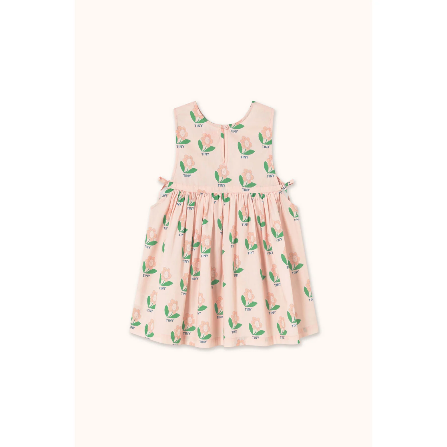 Tiny Cottons Pastel Pink Tiny Flower Bows Dress - Image 2