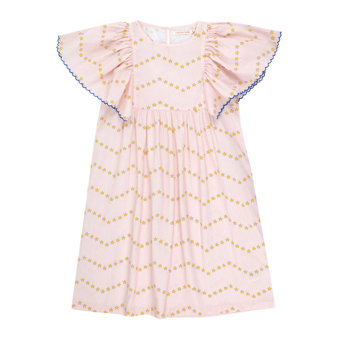 Tiny Cottons Pastel Pink Zigzag Dress