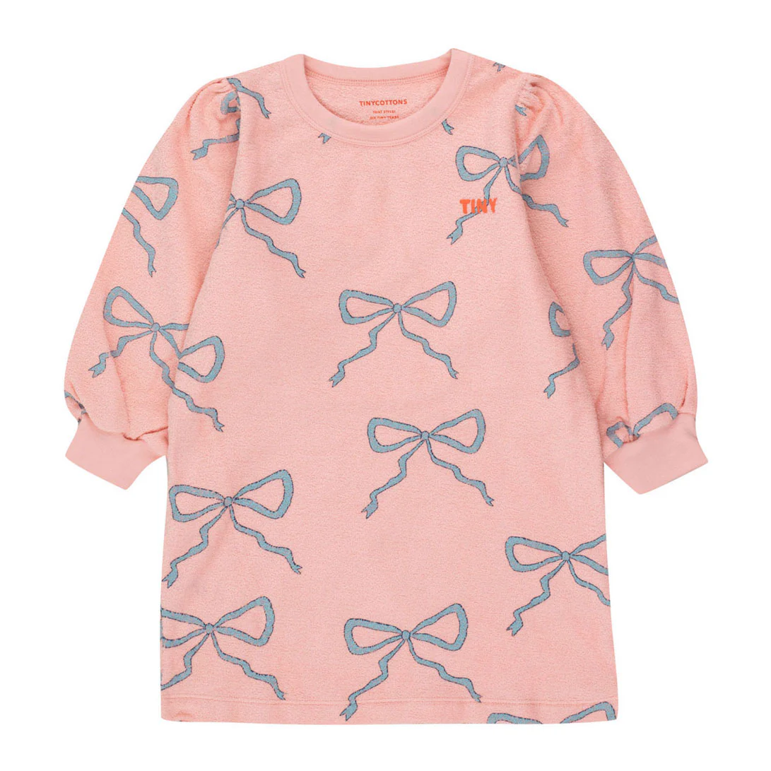 Tiny Cottons Peach Bows Dress