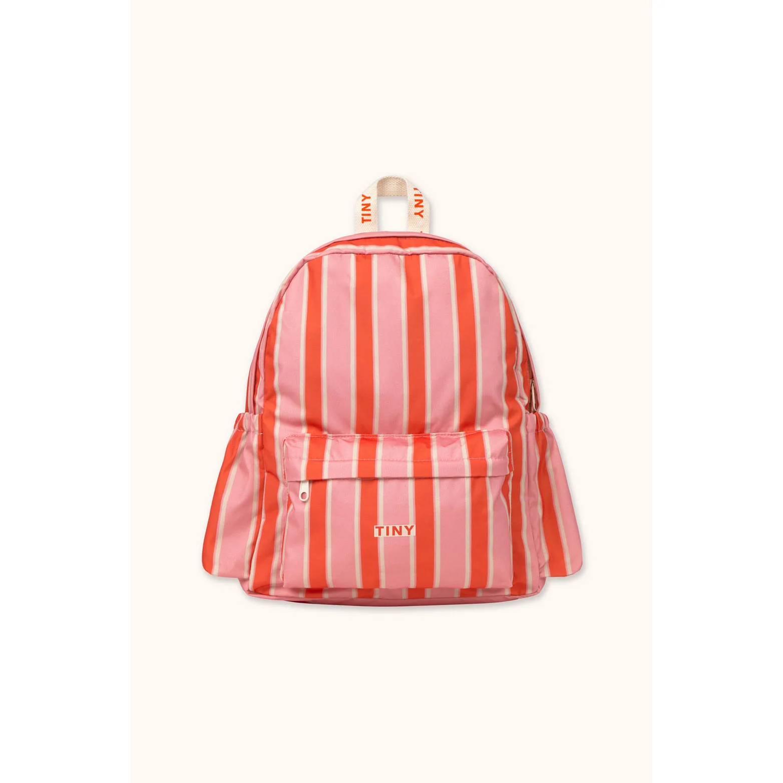 Tiny Cottons Pink Retro Stripes Backpack