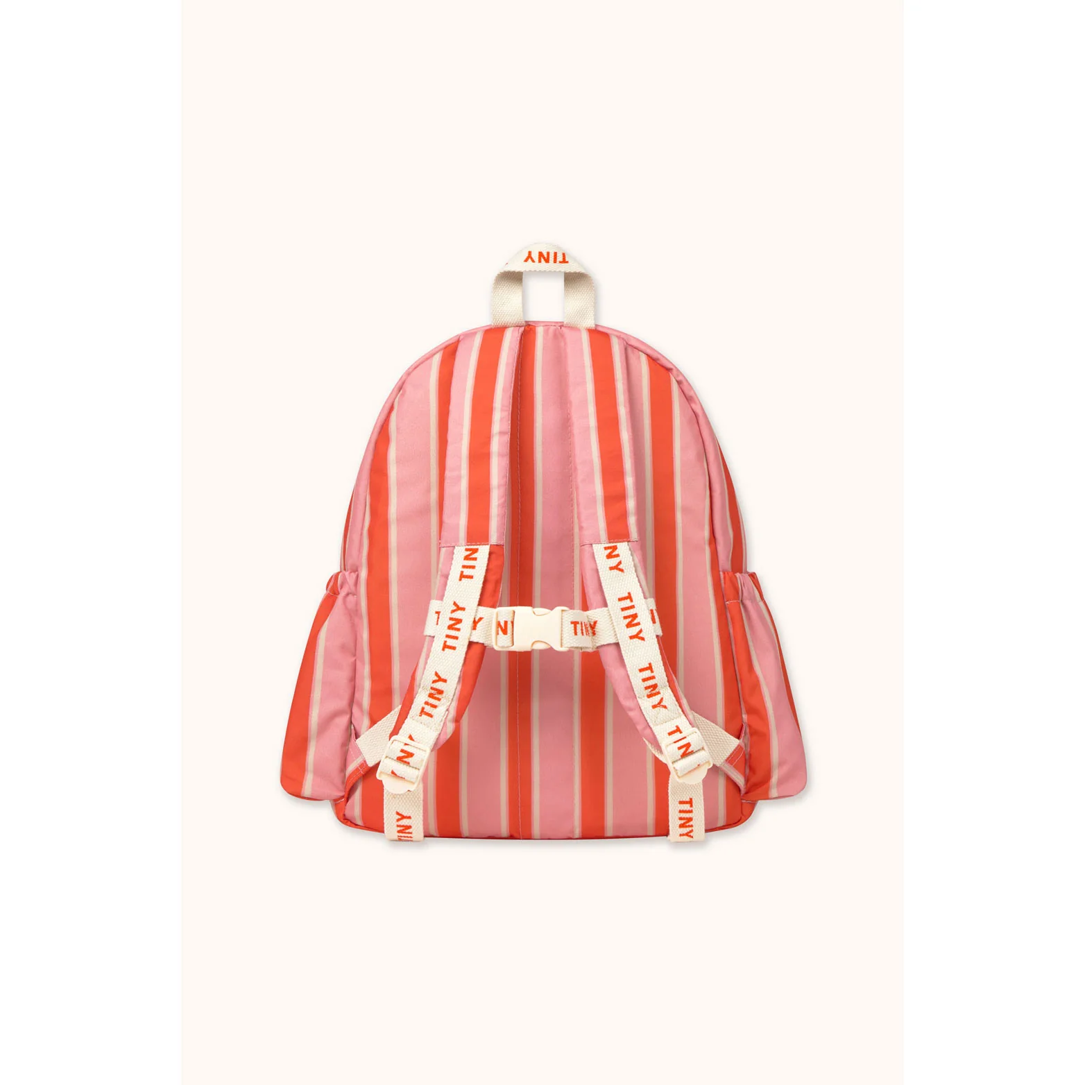 Tiny Cottons Pink Retro Stripes Backpack - Image 2