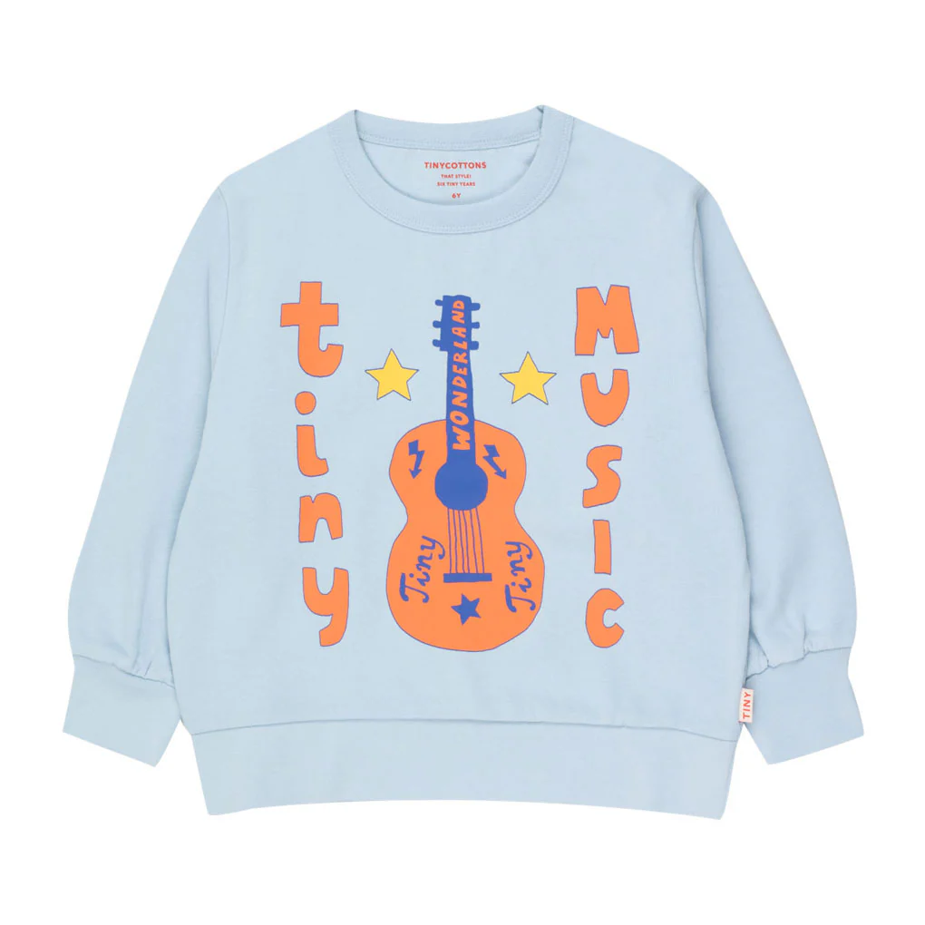 Tiny Cottons Sky Blue Tiny Music Sweatshirt