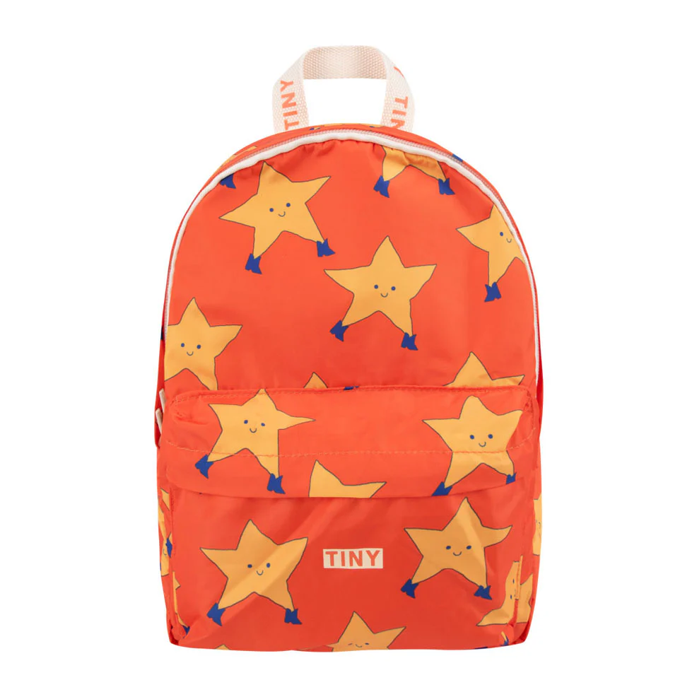 Tiny Cottons Summer Red Dancing Stars Backpack