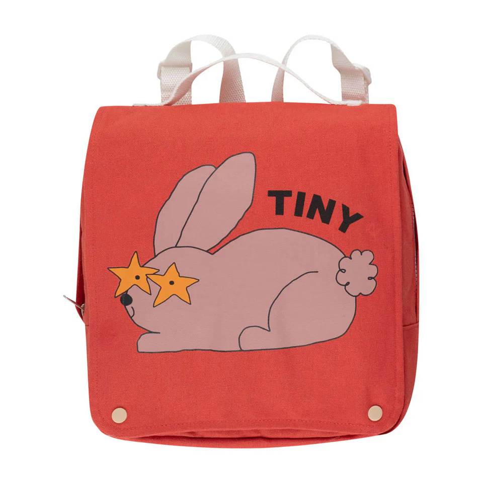 Tiny Cottons Summer Red Tiny Rabbit Backpack