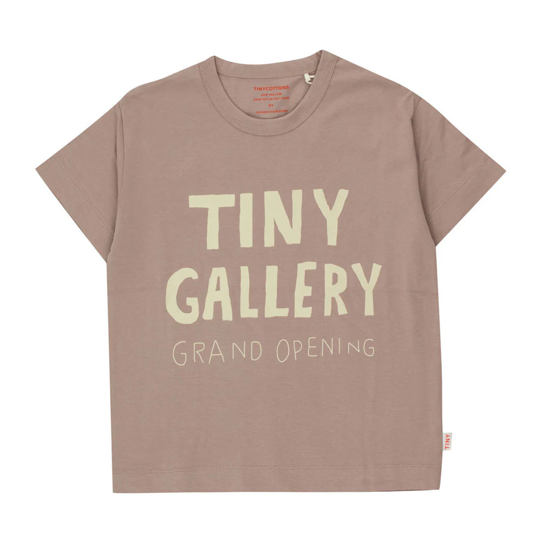 Tiny Cottons Taupe Gallery Tee