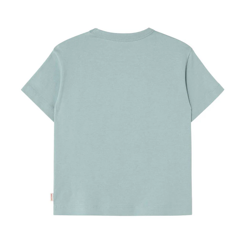 Tiny Cottons Warm Grey Bunny Graphic Tee - Image 2