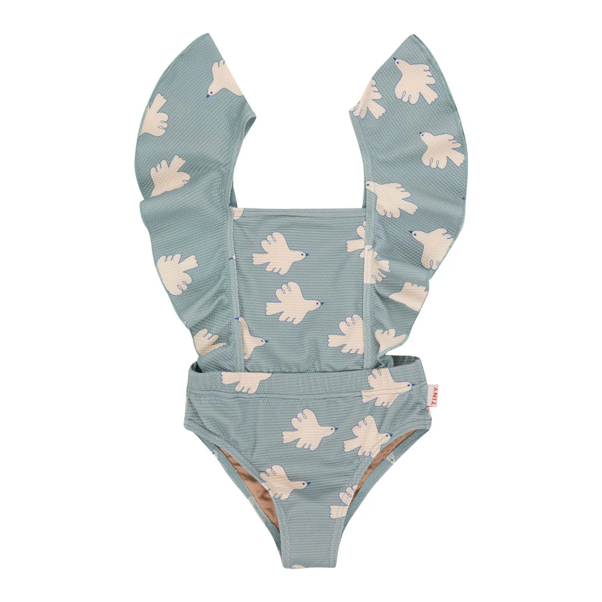 Tiny Cottons Warm Grey Doves Swimsuit
