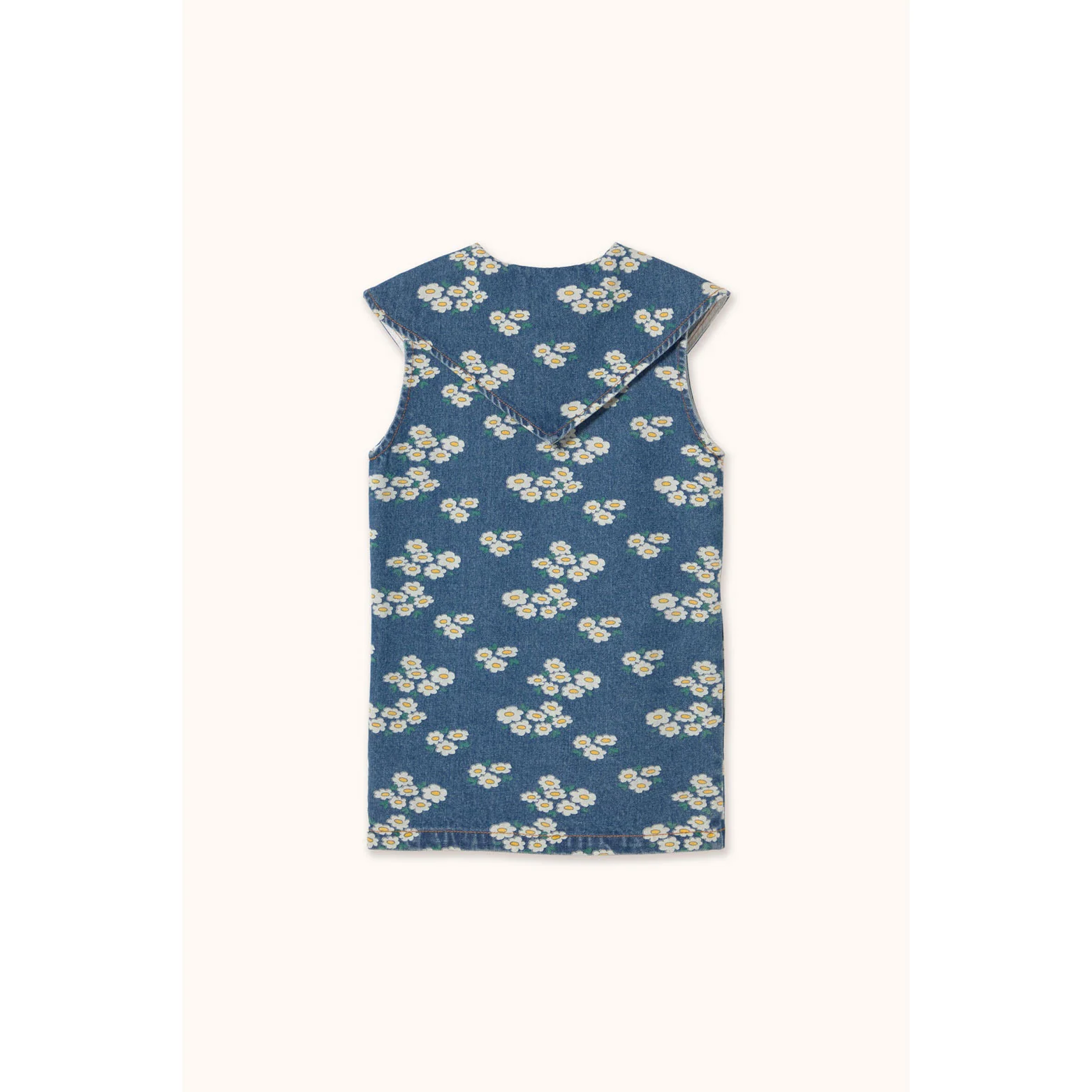 Tiny Cottons Wash Denim Blossoms Dress - Image 2