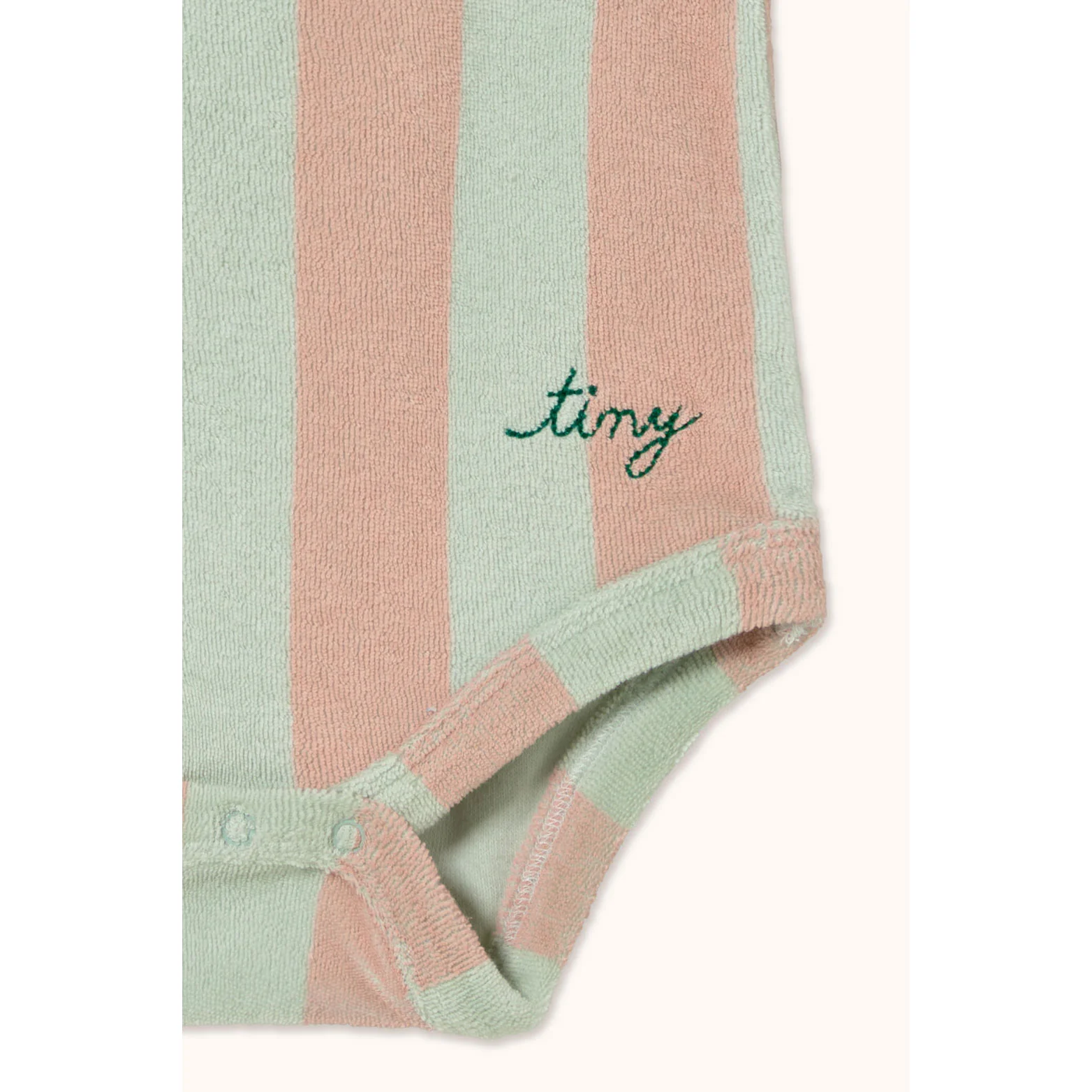 Tiny Cottons Wild Rose Stripes Bodysuit - Image 3