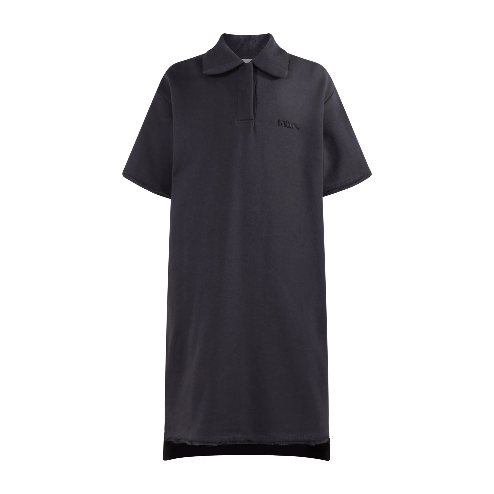 tntrm Black Sweat T-Shirt Dress