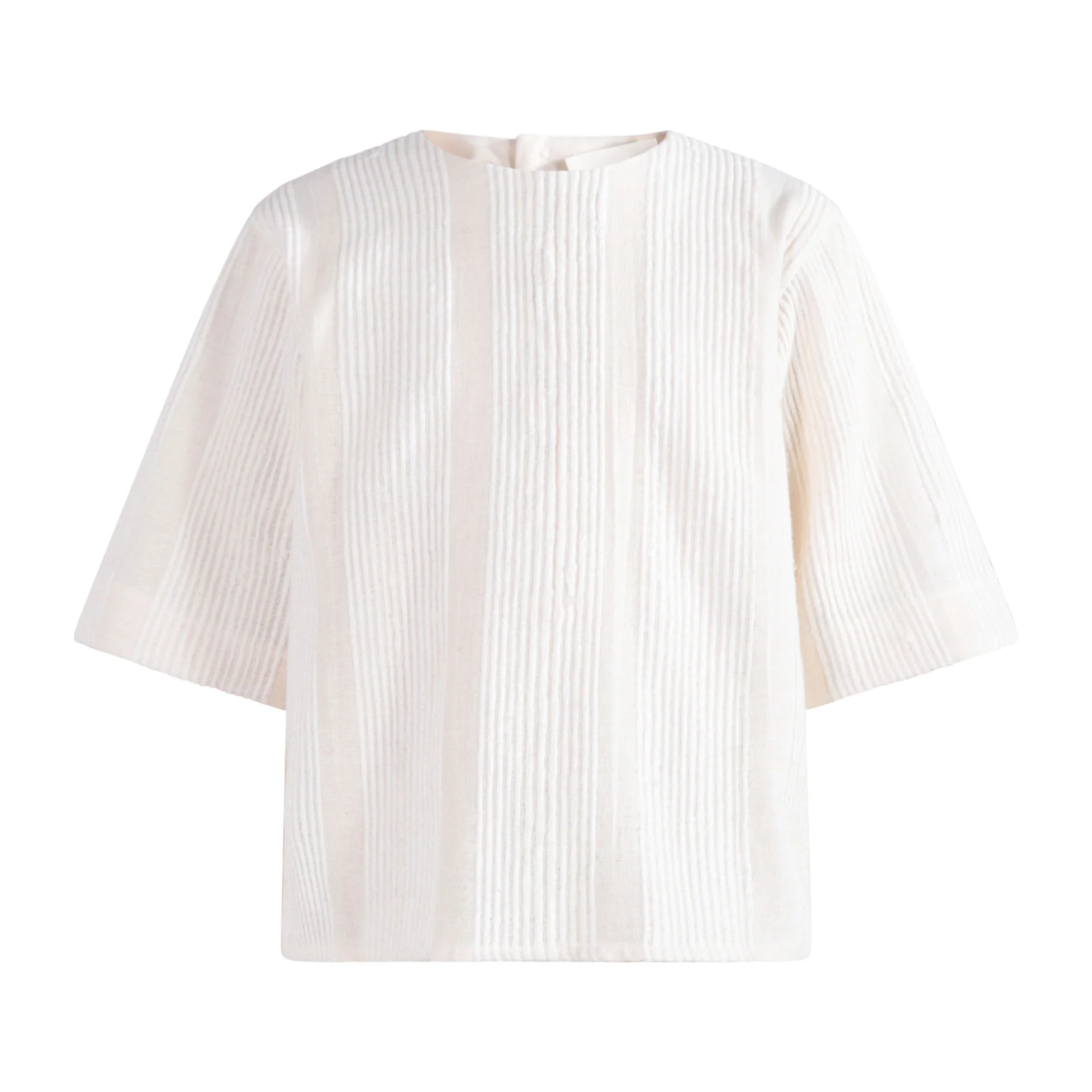 tntrm White Rewoven Top